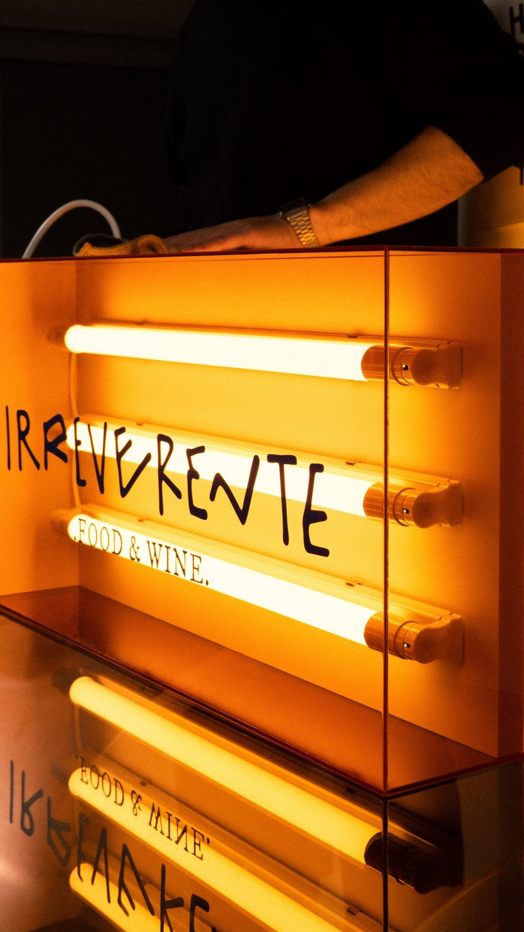 Caixa de luz acrílica