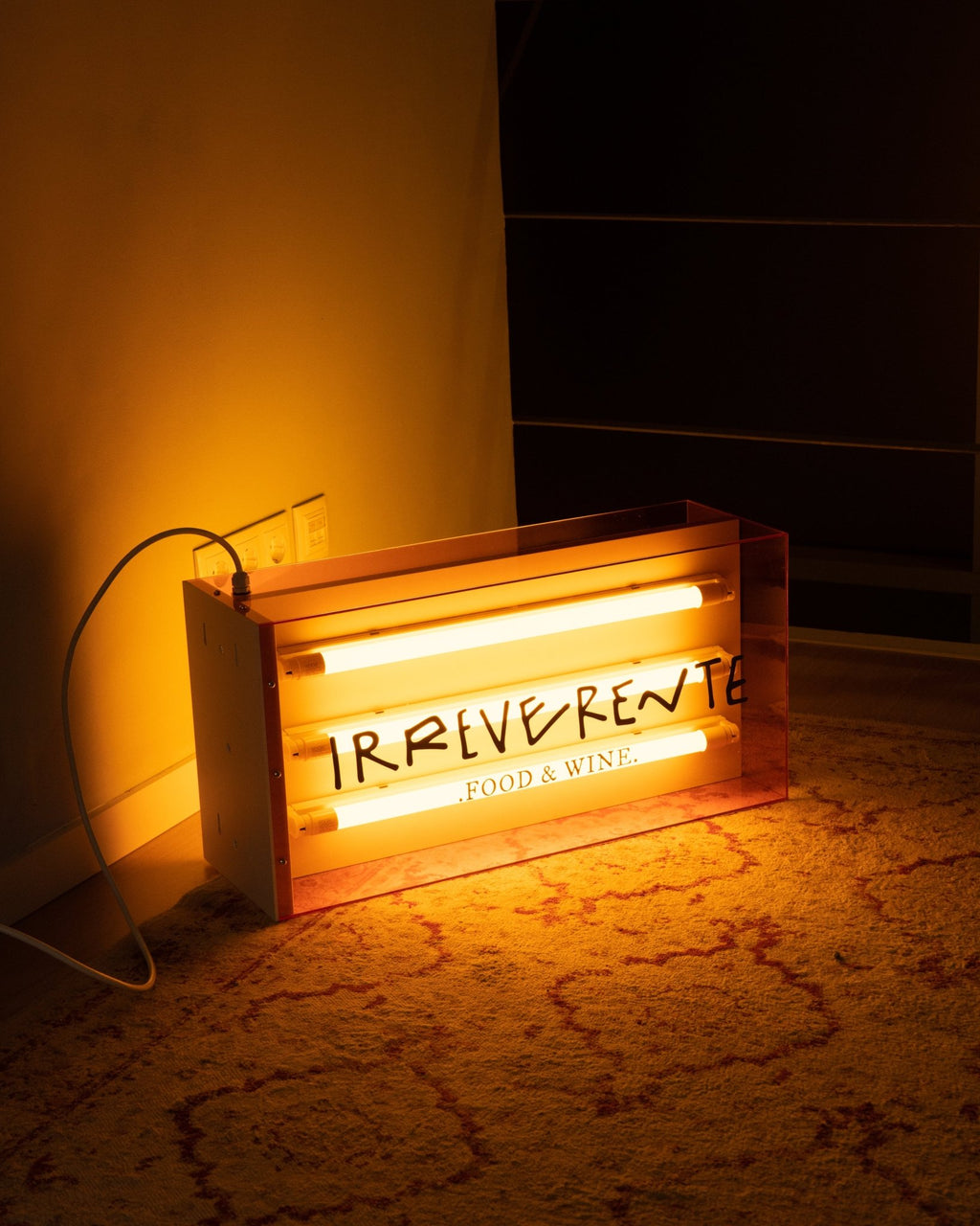 Caixa de luz acrílica