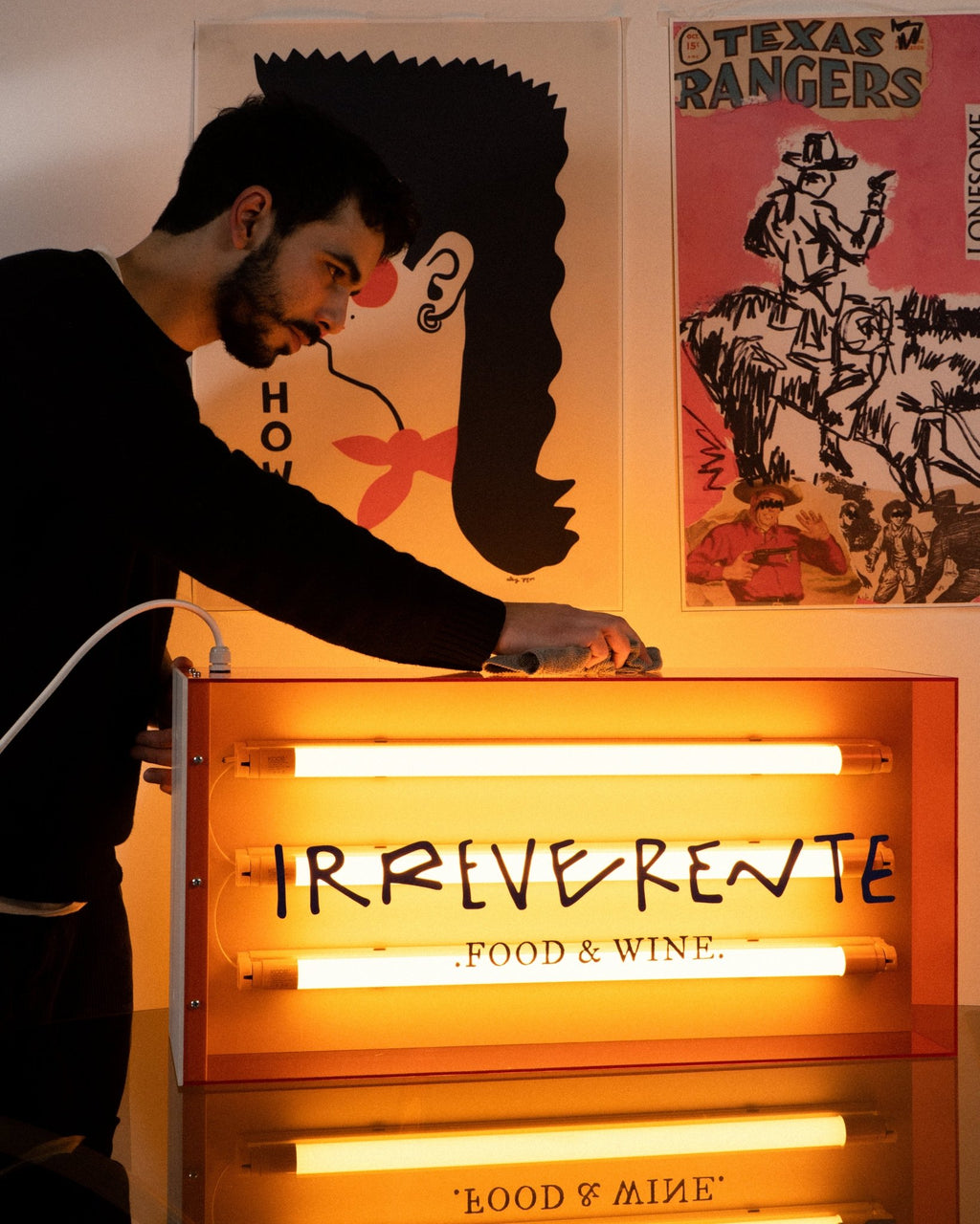 Caixa de luz acrílica