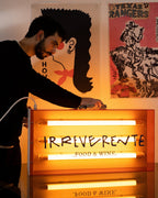 Caixa de luz acrílica