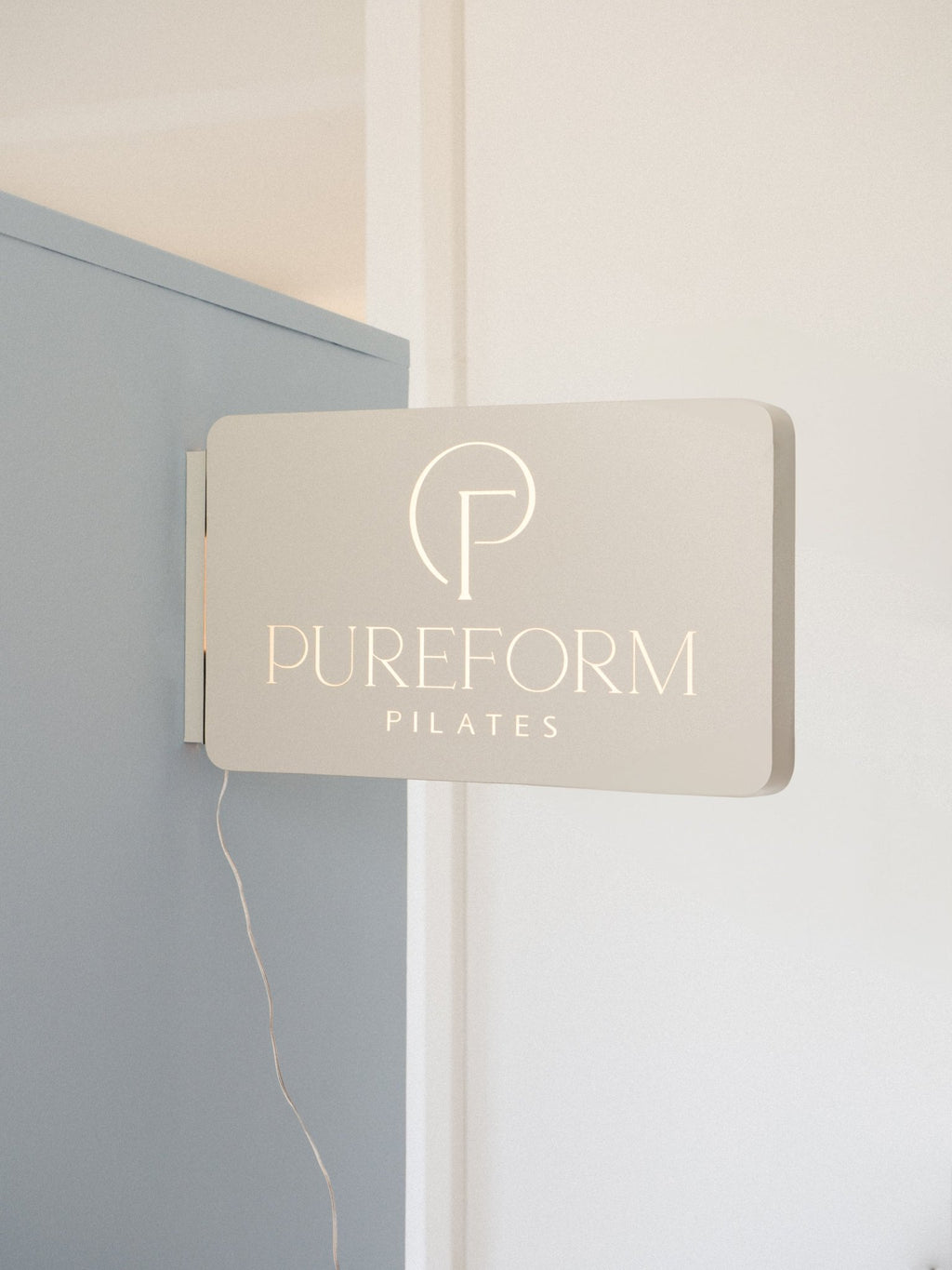 Caixa de luz retangular