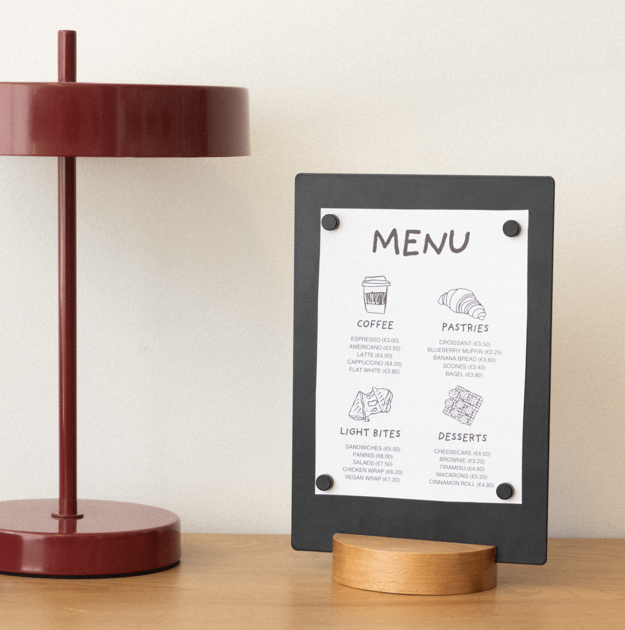 Expositor de Menu