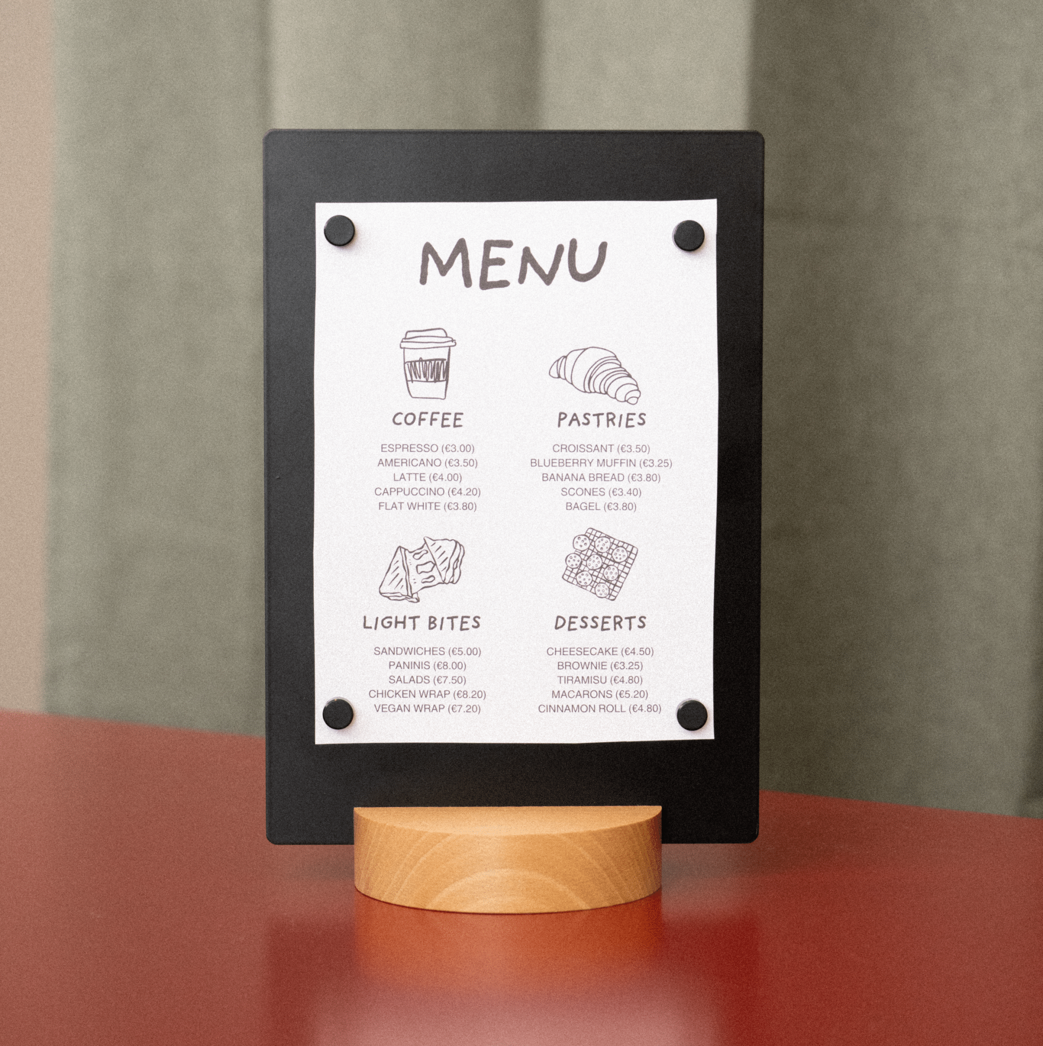 Expositor de Menu