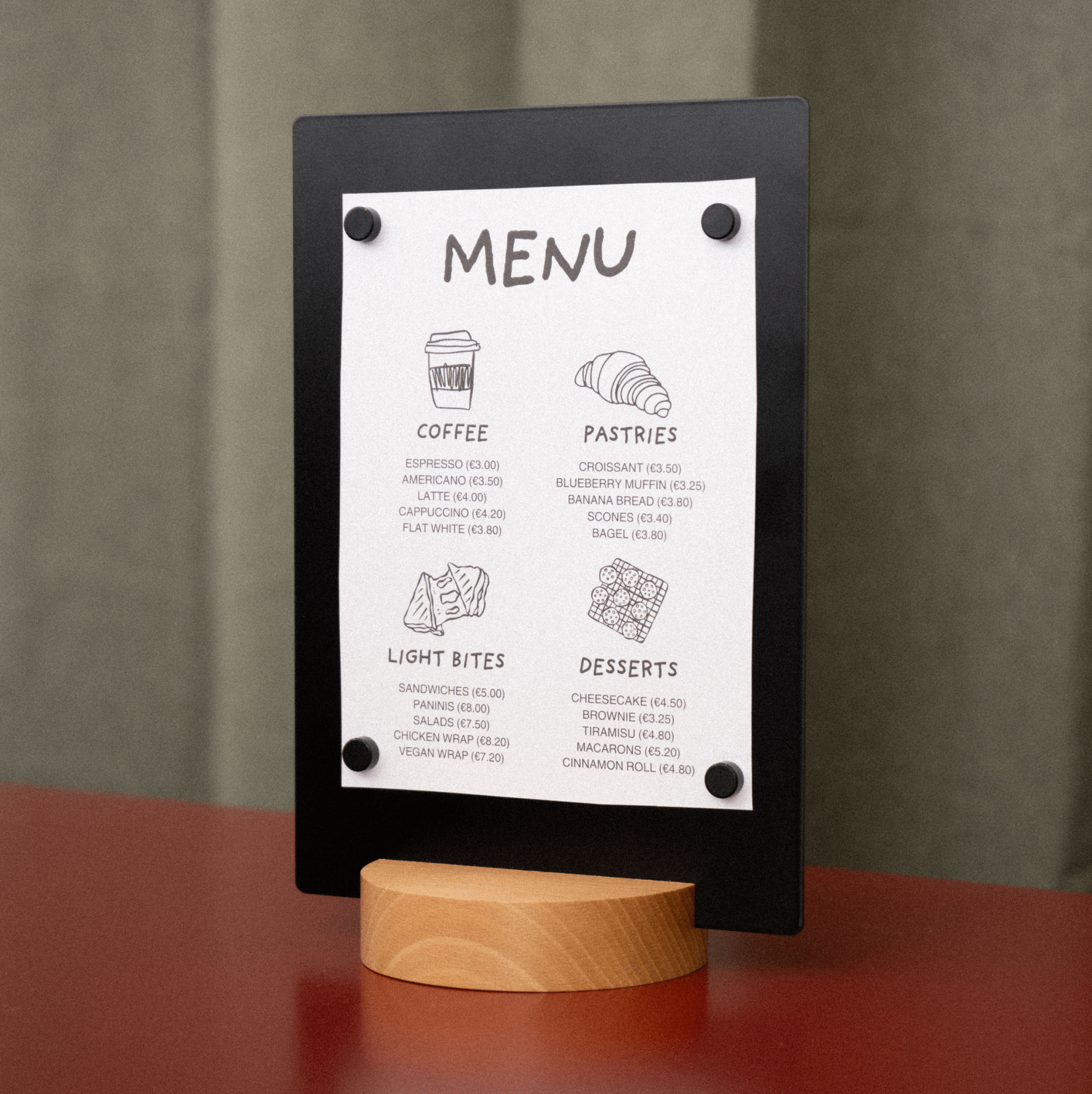 Expositor de Menu