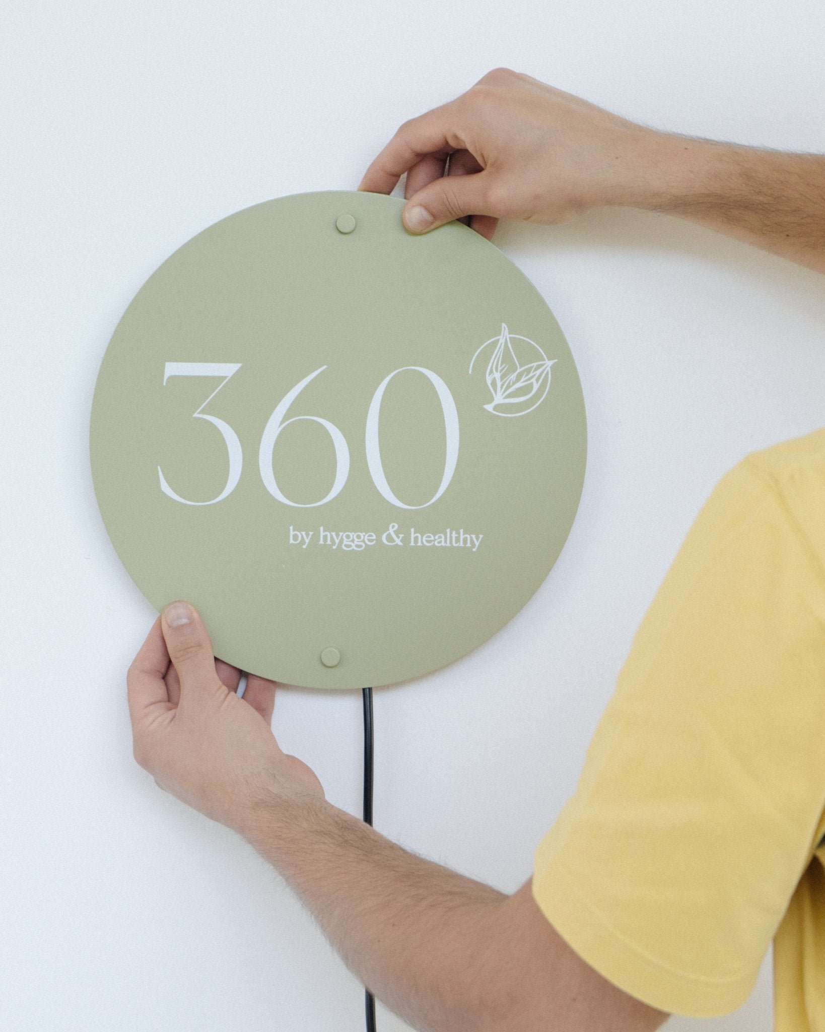 Placa com iluminação