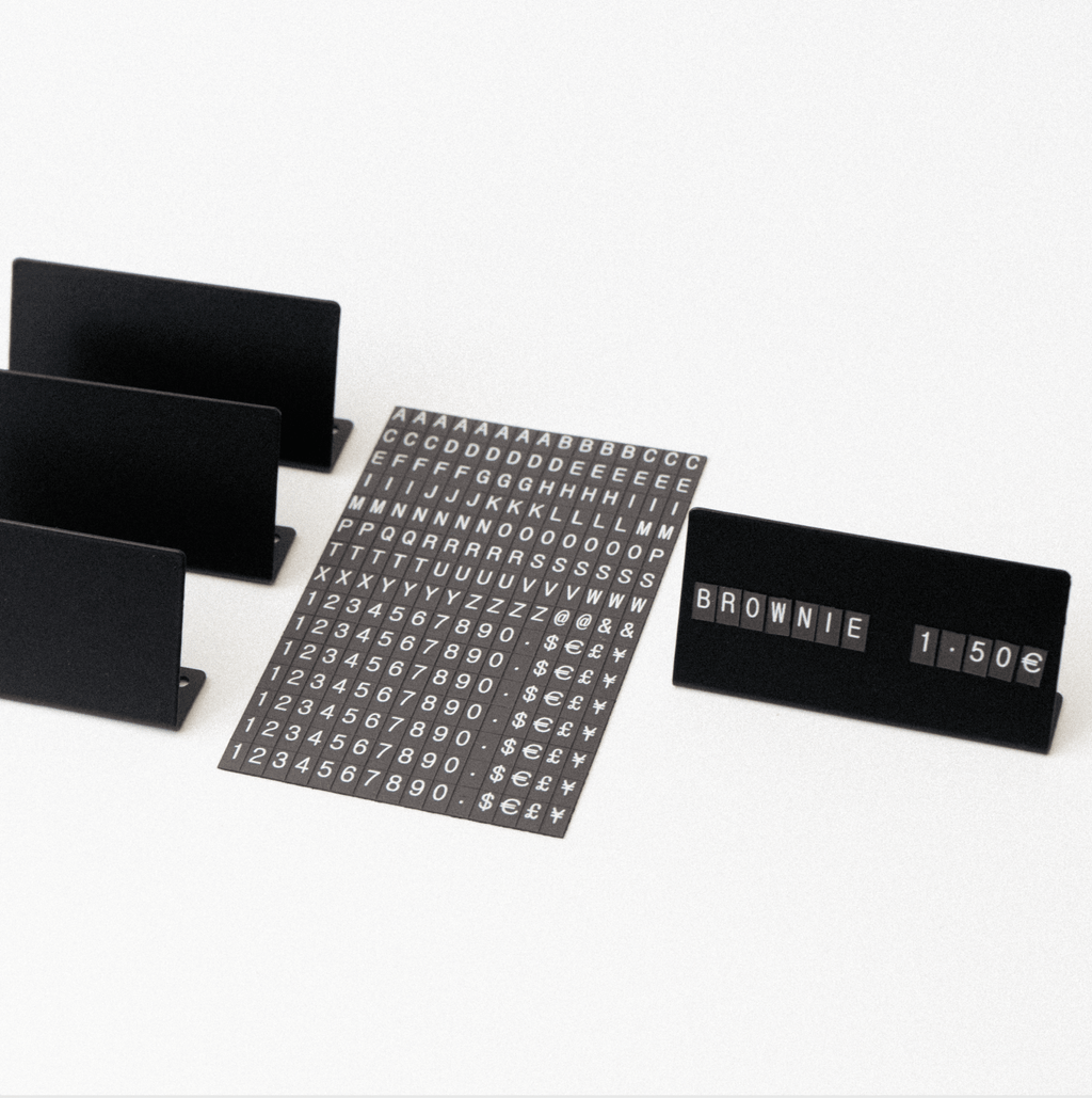 Set de Placas Magnéticas de Preço