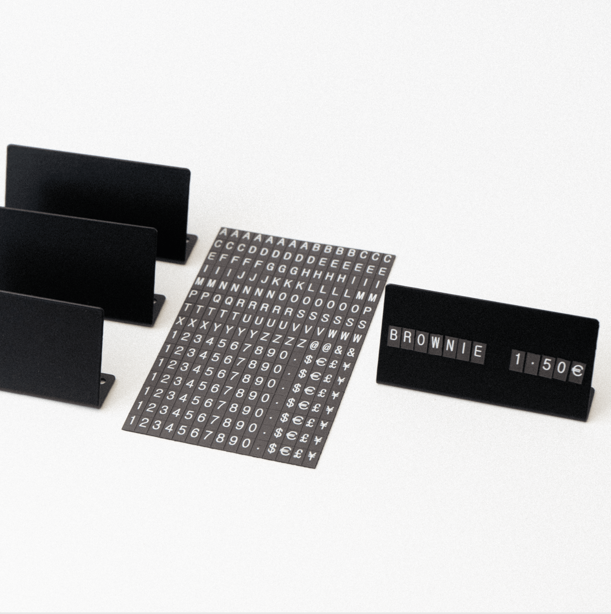 Set de Placas Magnéticas de Preço