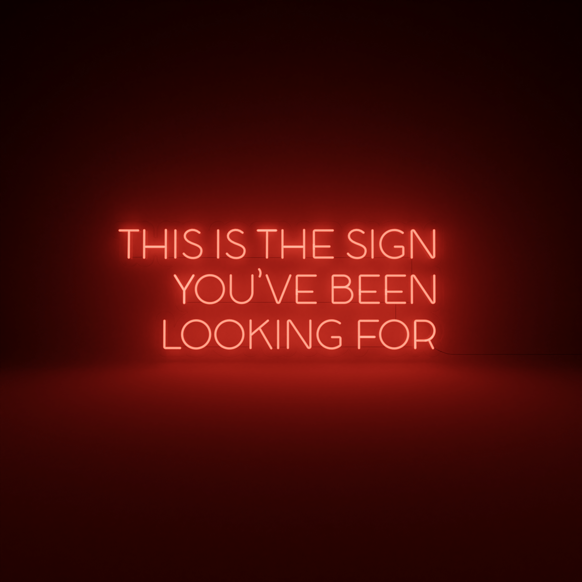 This is the Sign You've Been Looking For